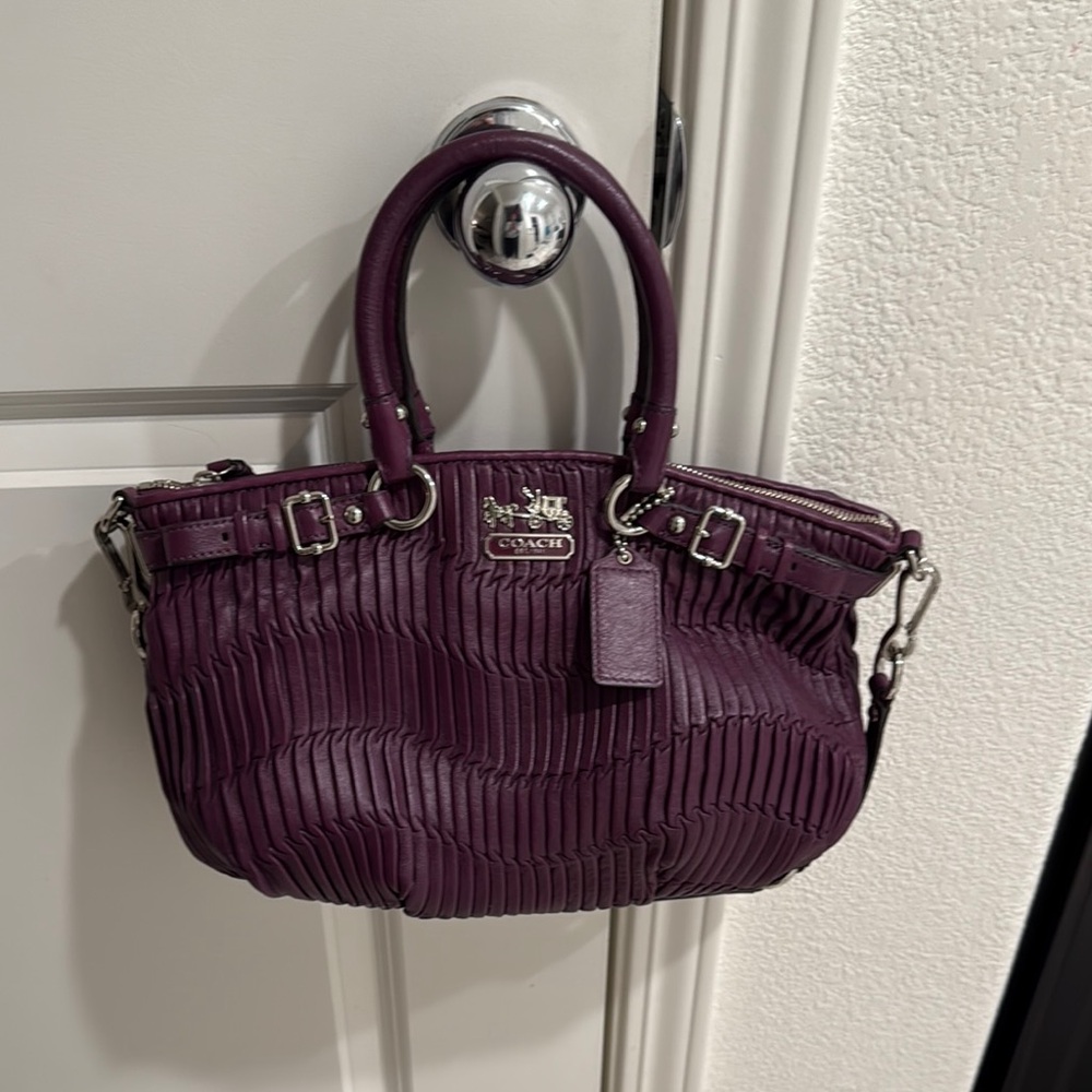 Coach Plum Handbag